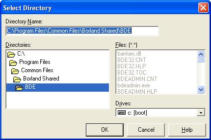Select directory